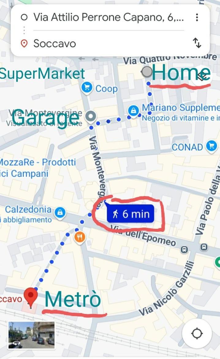 Napoli Stadio - 3 Bedrooms - 2 Bathrooms - Free Park Екстер'єр фото
